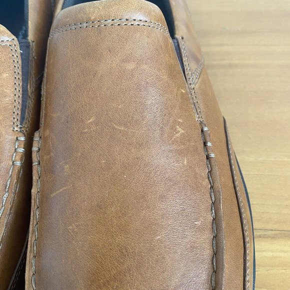 Rockport Adiprene by Adidas Men's Size US13 Wide Leather Tan Loafer Comfort Shoe - Picture 13 of 16